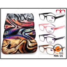 Correspondência Pouch Animal Pattern óculos de leitura de moda Eyewear (MRP21587)